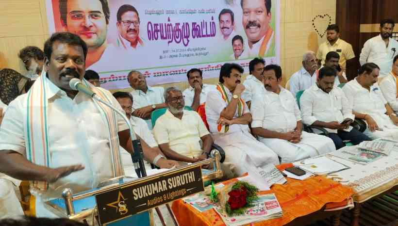 அநாகரீக அரசியலை தமிழக பாஜக தலைவர்கள் கைவிட வேண்டும்: பெரம்பலூரில் காங்கிரஸ் மாநிலத் தலைவர் செல்வப்பெருந்தகை பேட்டி!