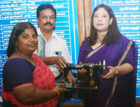 பெரம்பலூர்: மக்கள் குறைதீர்க்கும் நாள் கூட்டத்தில் ரூ.3.98 லட்சம் மதிப்பில் நலத்திட்ட உதவிகள்: கலெக்டர் வழங்கினார்!