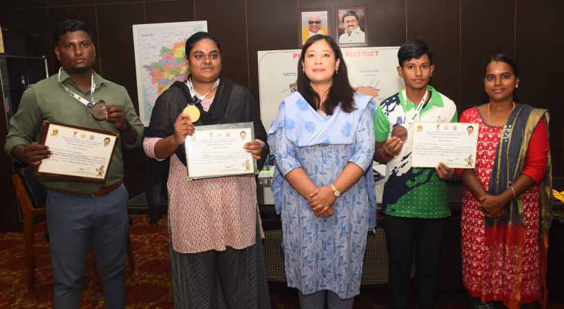முதலமைச்சர் கோப்பை 2024 போட்டி; மாநில அளவில் பதக்கம் வென்றவர்களுக்கு பெரம்பலூர் கலெக்டர் வாழ்த்து!