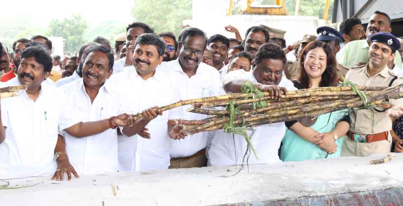பெரம்பலூர் சர்க்கரை ஆலையில், 2 லட்சம் மெட்ரிக் டன் அளவிற்கு கரும்புகள் அரவை செய்ய திட்டம்; அமைச்சர் சிவசங்கர் தகவல்!