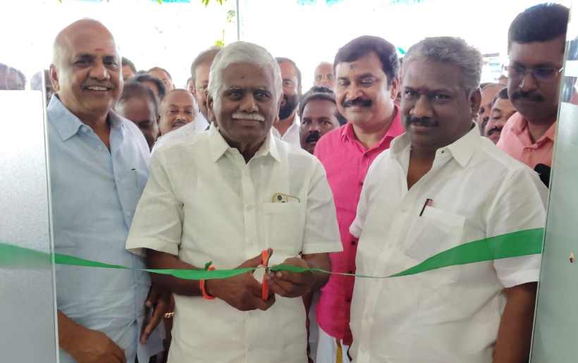 பெரம்பலூர்: மாவட்ட கல்குவாரி, கிரஷர் & M.Sand உரிமையாளர்கள் சங்கம் திறப்பு விழா! மாநில தலைவர் கே.சின்னசாமி திறந்து வைத்தார்!!