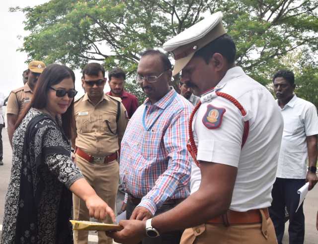 பெரம்பலூர்: திருச்சி – சென்னை ஹை-வேயில் அதிக விபத்து நடக்கும் பகுதிகளில் கலெக்டர், எஸ்.பி ஆய்வு!