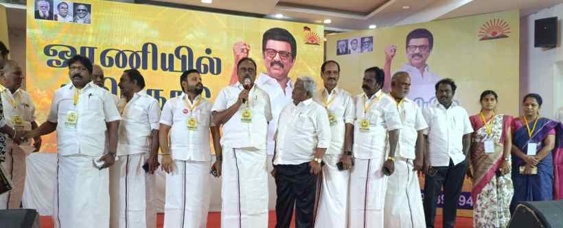 பெரம்பலூர்: “ஓரணியில் தமிழ்நாடு “பாக நிலை முகவர்கள், பாக நிலை டிஜிட்டல் முகவர்கள் ஆலோசனைக் கூட்டம் மாவட்ட திமுக பொறுப்பாளர் வீ.ஜெகதீசன் தலைமையில் நடந்தது.